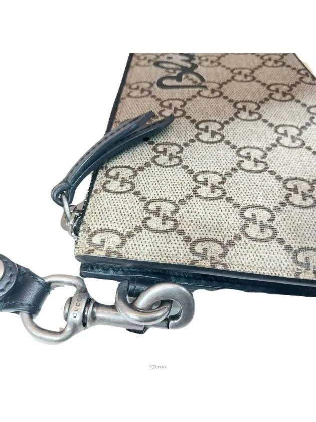 473904 GG logo supreme bee clutch bag