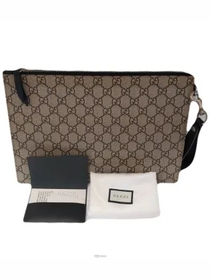 473904 GG logo supreme bee clutch bag