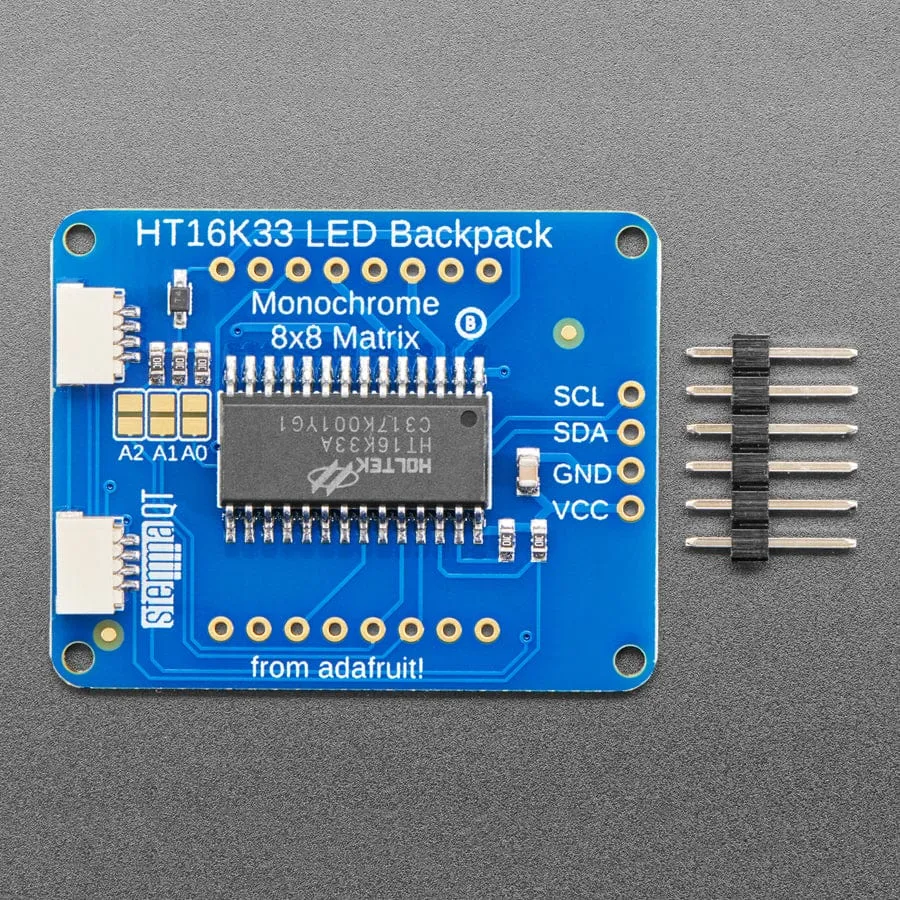 Adafruit 1.2" 8x8 LED Matrix Backpack