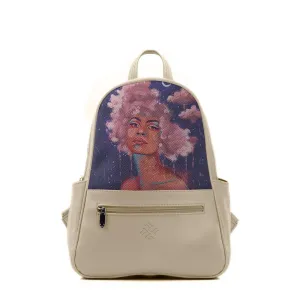 Beige Vivid Backpack Head in the clouds