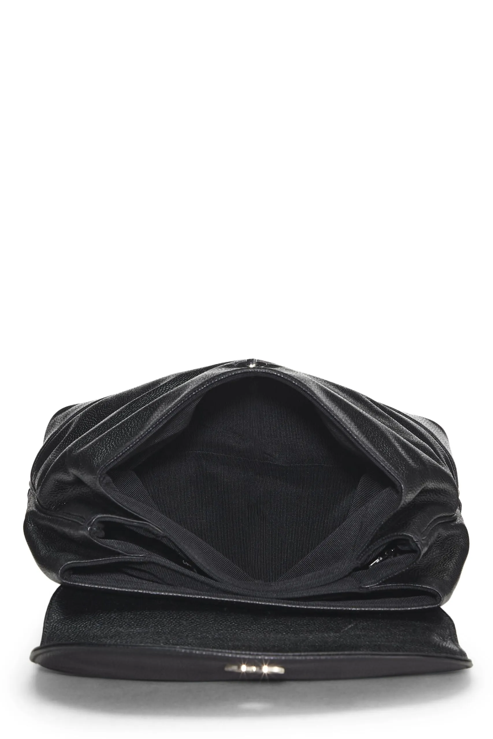 Chanel,  Black Caviar 'CC' Backpack, Black