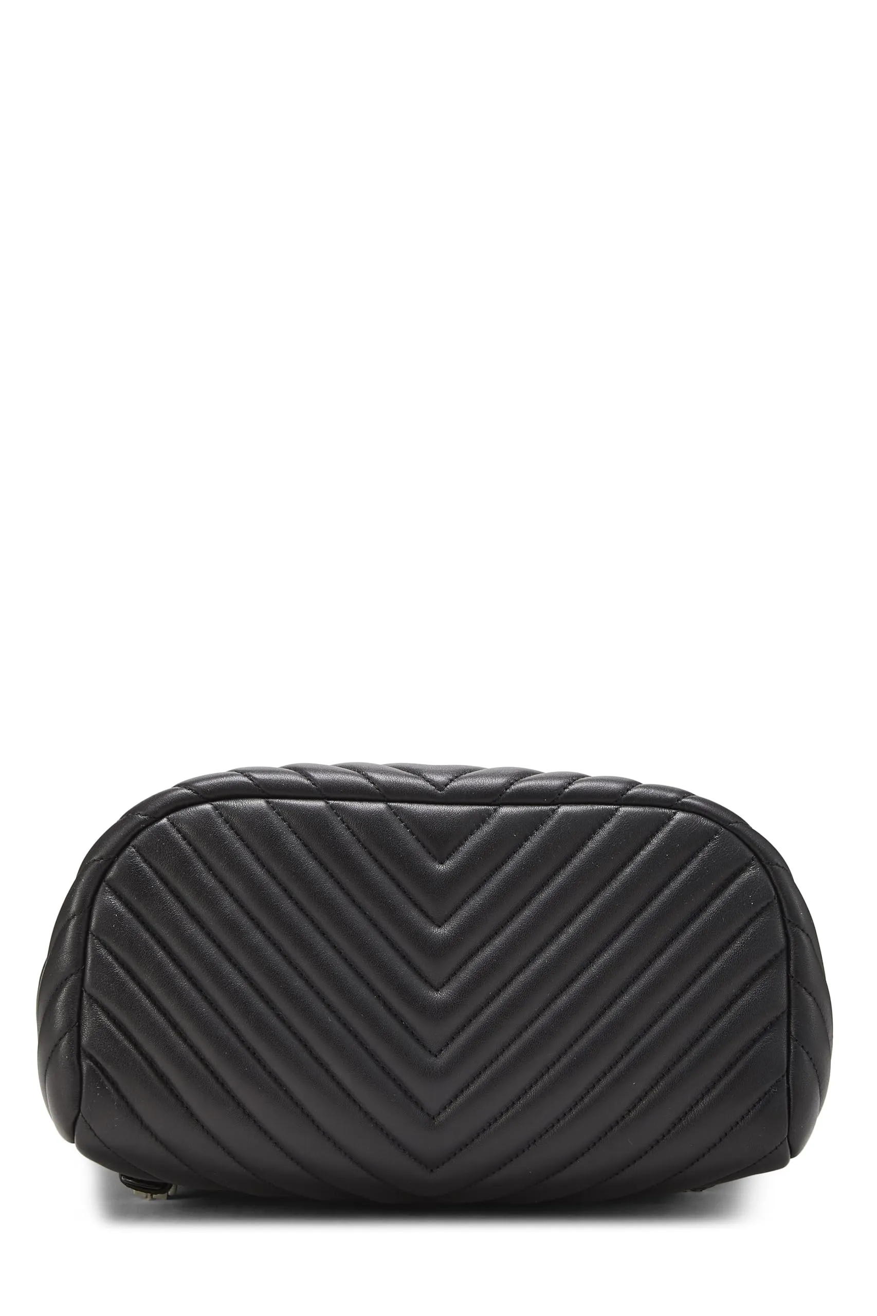 Chanel,  Black Chevron Lambskin Urban Spirit Backpack, Black