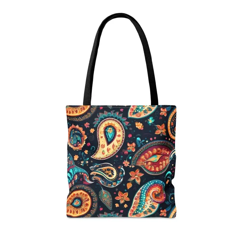 Chic Paisley Pattern Aop Tote Bag
