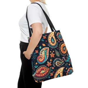 Chic Paisley Pattern Aop Tote Bag