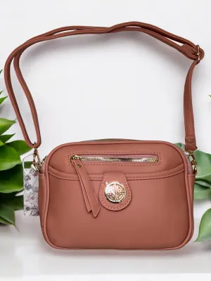 Chic Trio Essentials – Stylish Backpack, Crossbody & Wallet Set
