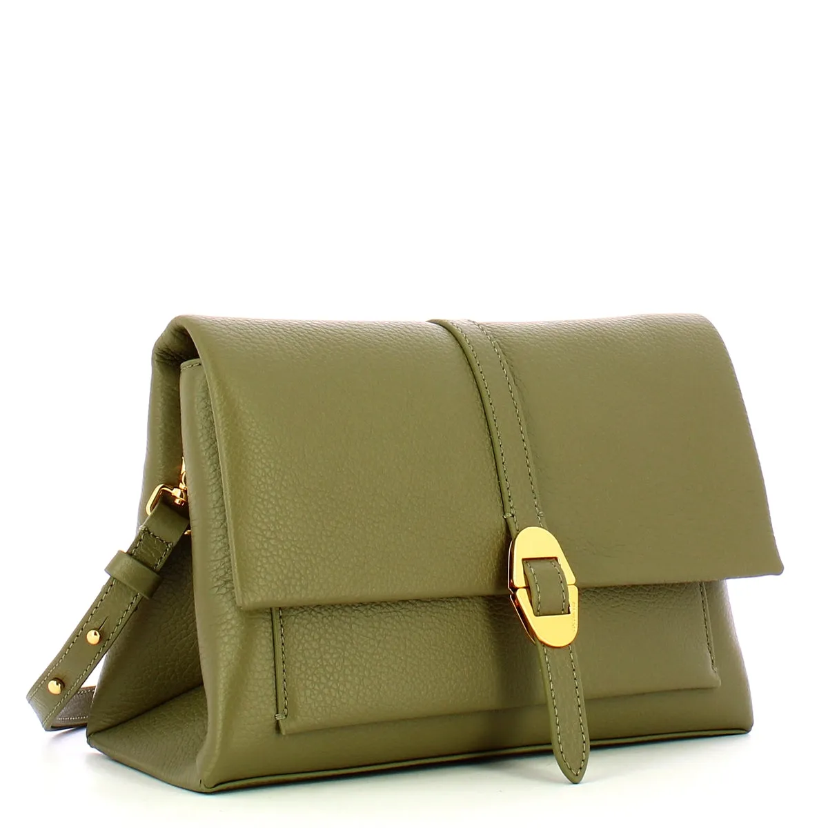 Coccinelle - Dorian Small Laurel Green Crossbody Bag - RCK120201 - LAUREL/GREEN