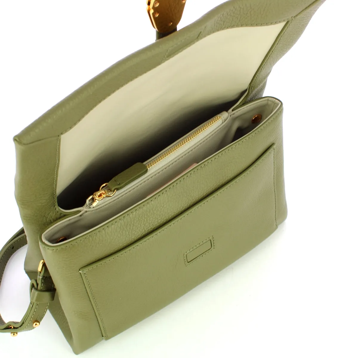 Coccinelle - Dorian Small Laurel Green Crossbody Bag - RCK120201 - LAUREL/GREEN