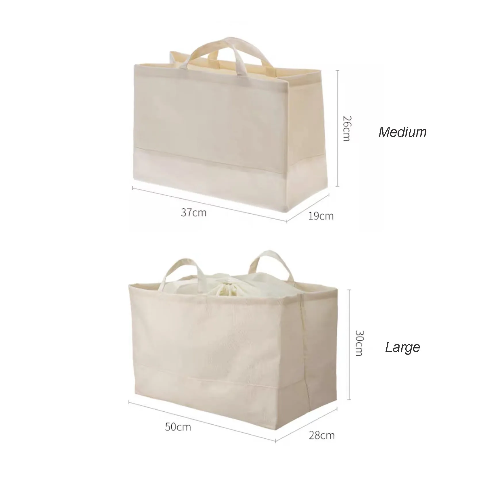 Cotton Linen Storage Bag - 2 Sizes