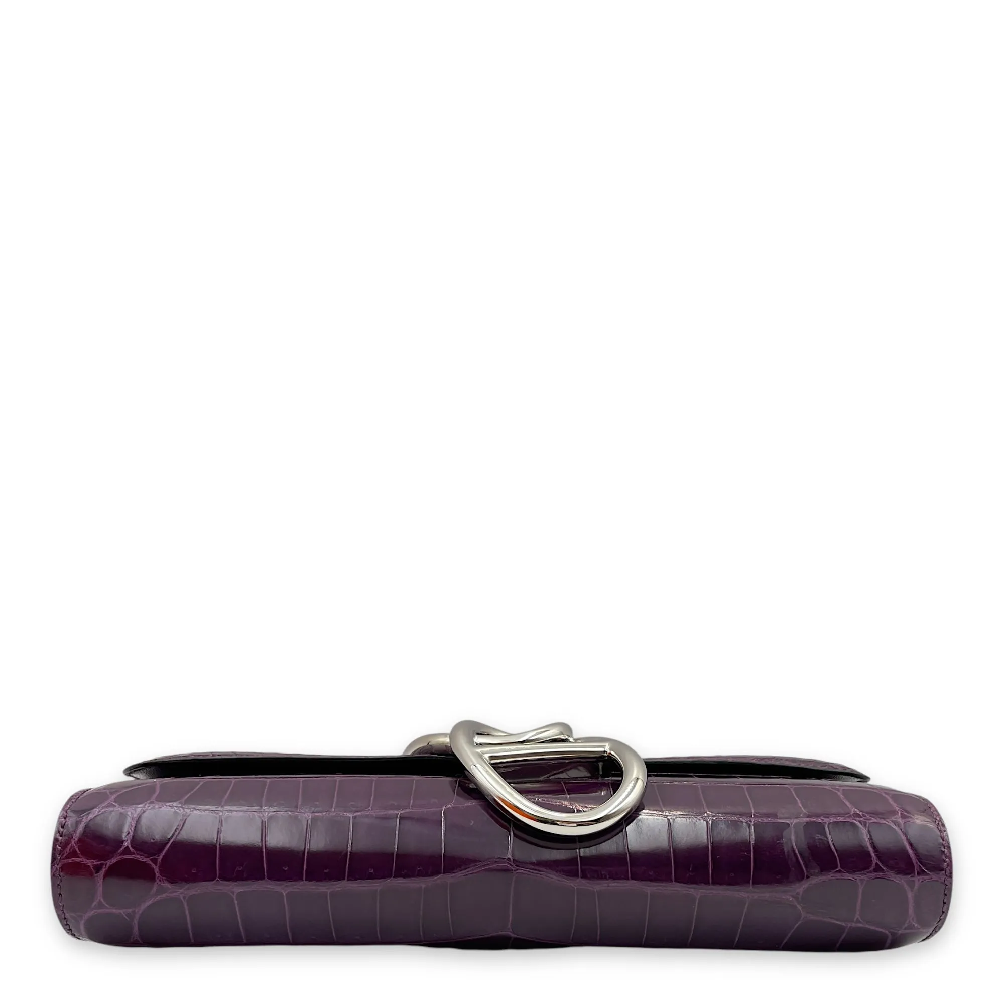 Egee Clutch Cassis in Shiny Niloticus, Palladium hardware