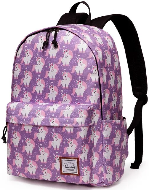 Fashion Women Backpack Cute School Bags Travel Laptop Bookbag Unicorn Backpack for Teens Girls Women Youngers