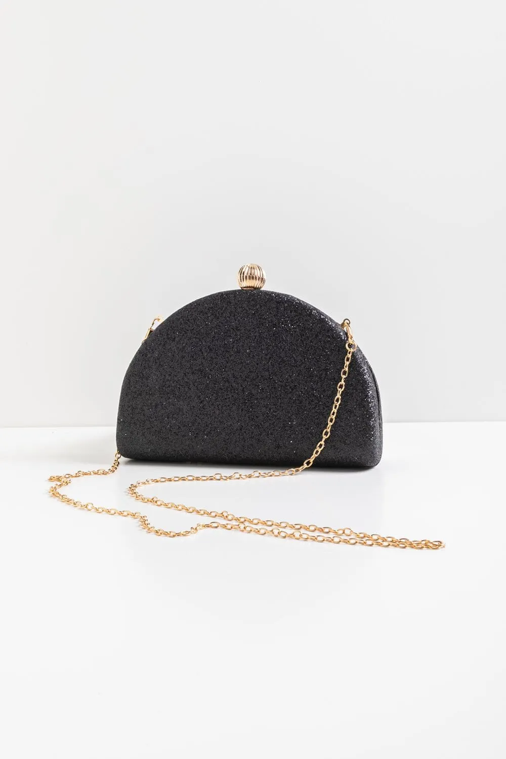 Glitter Chain Clutch
