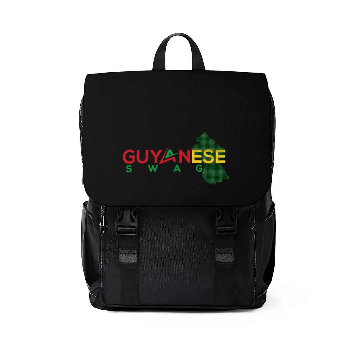 Guyanese Swag Guyana Map Casual Shoulder Backpack