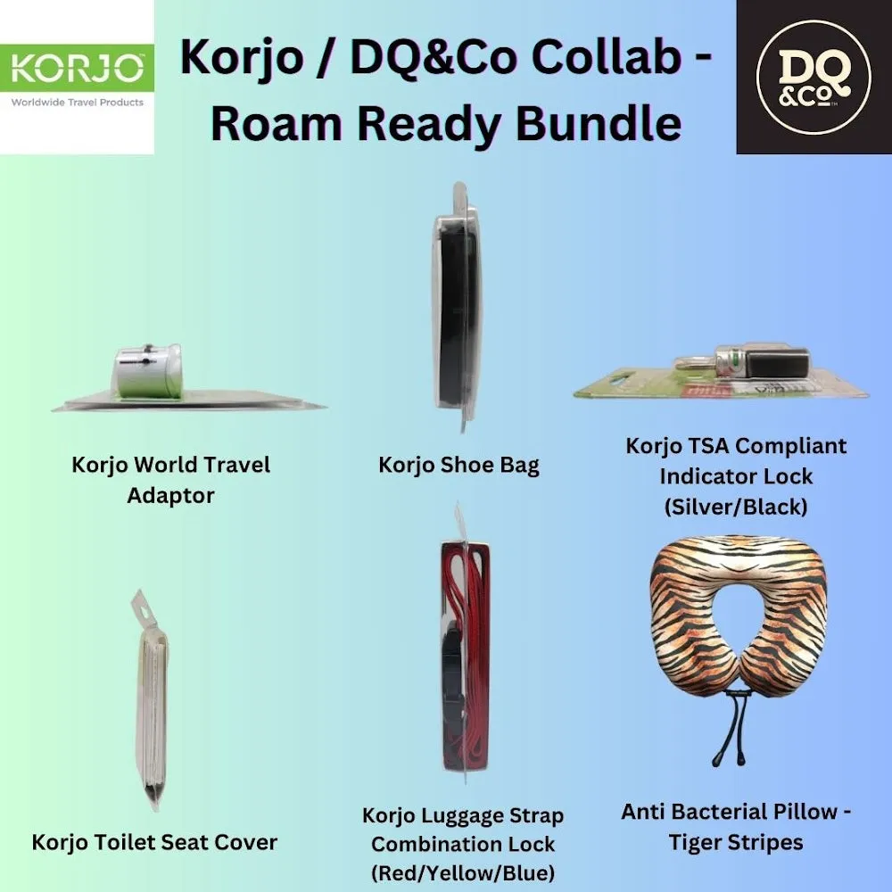 Korjo/DQ&Co Collab - Roam Ready Bundle
