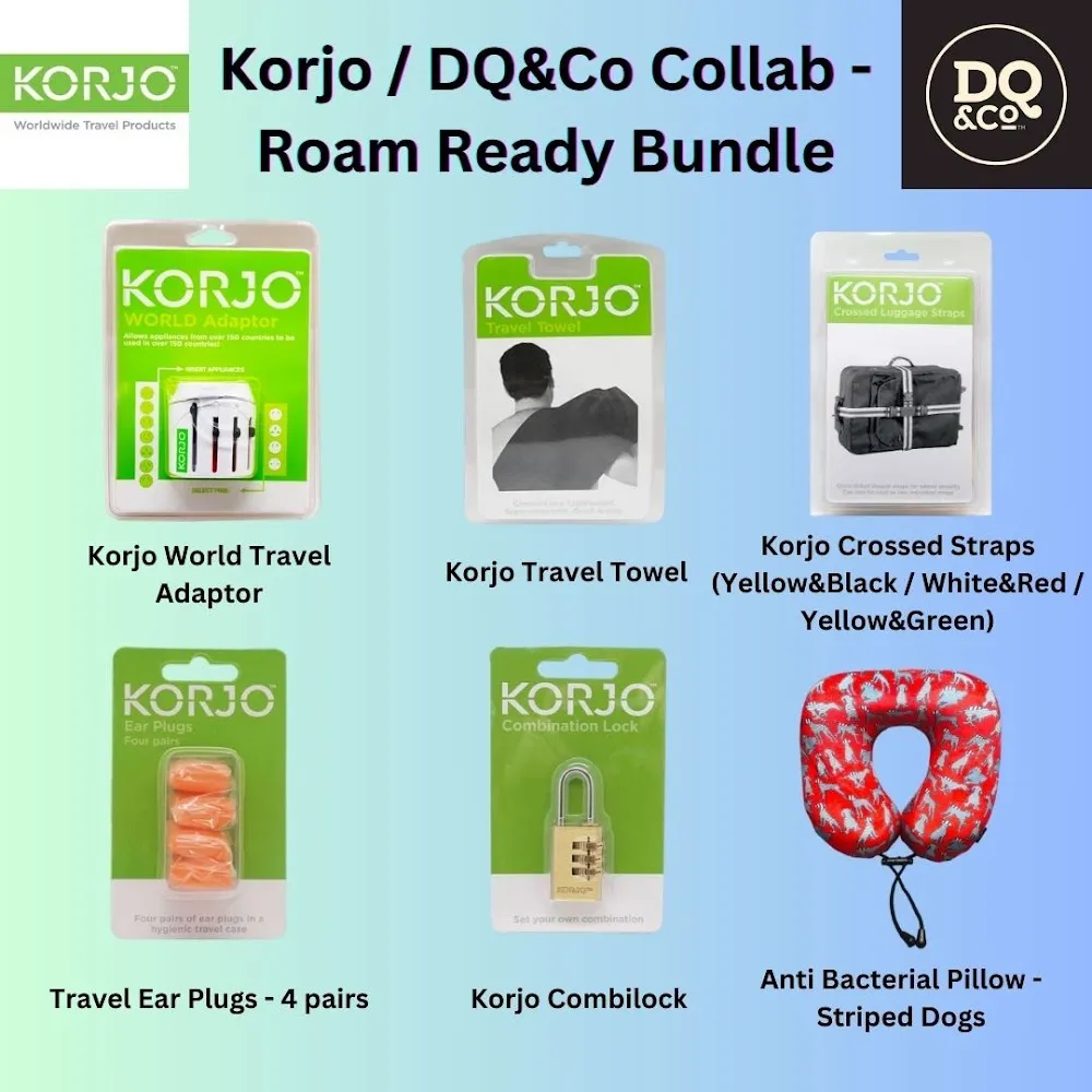 Korjo/DQ&Co Collab - Roam Ready Bundle