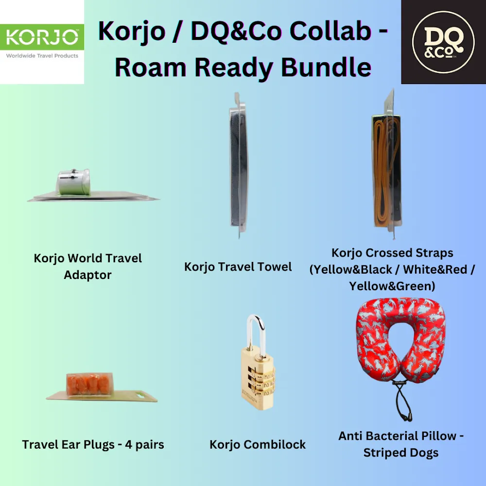 Korjo/DQ&Co Collab - Roam Ready Bundle