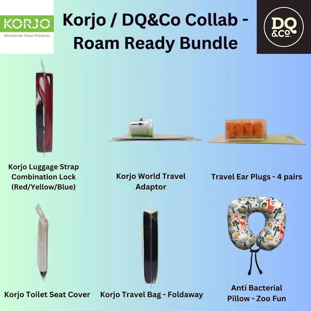 Korjo/DQ&Co Collab - Roam Ready Bundle