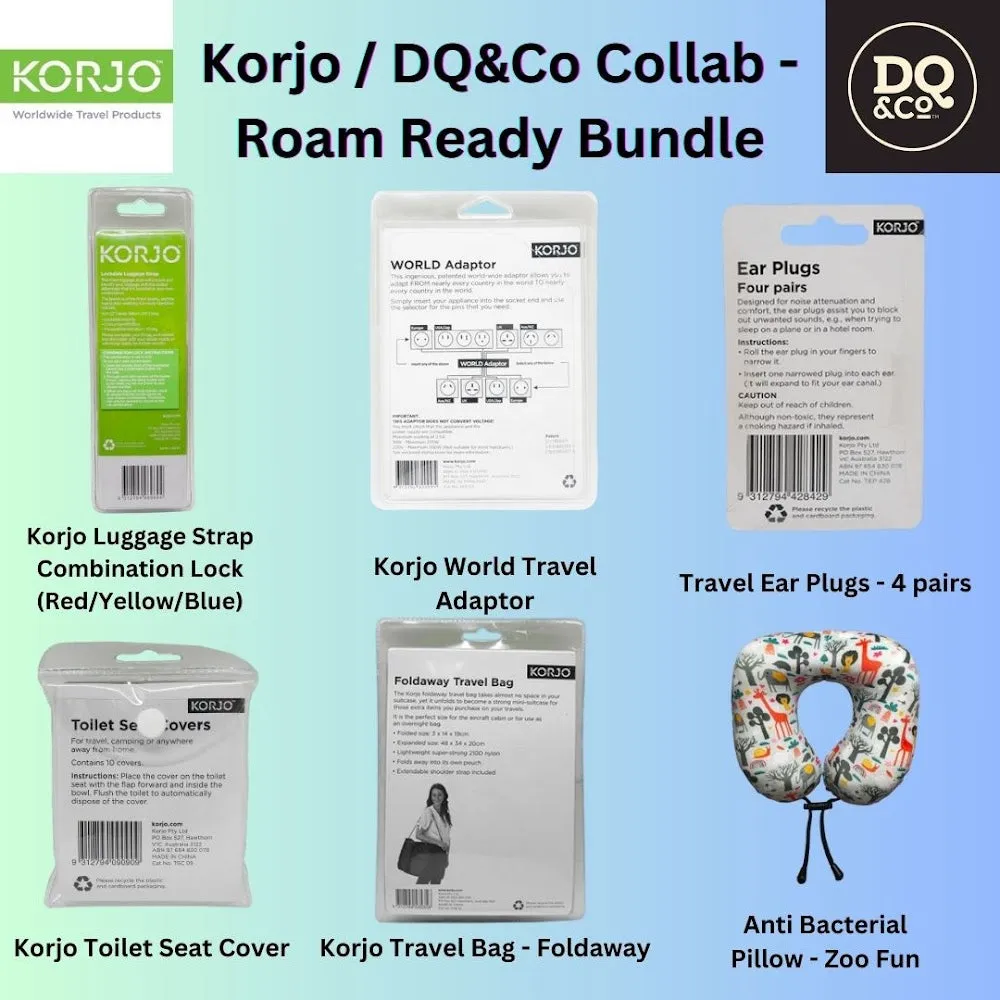 Korjo/DQ&Co Collab - Roam Ready Bundle