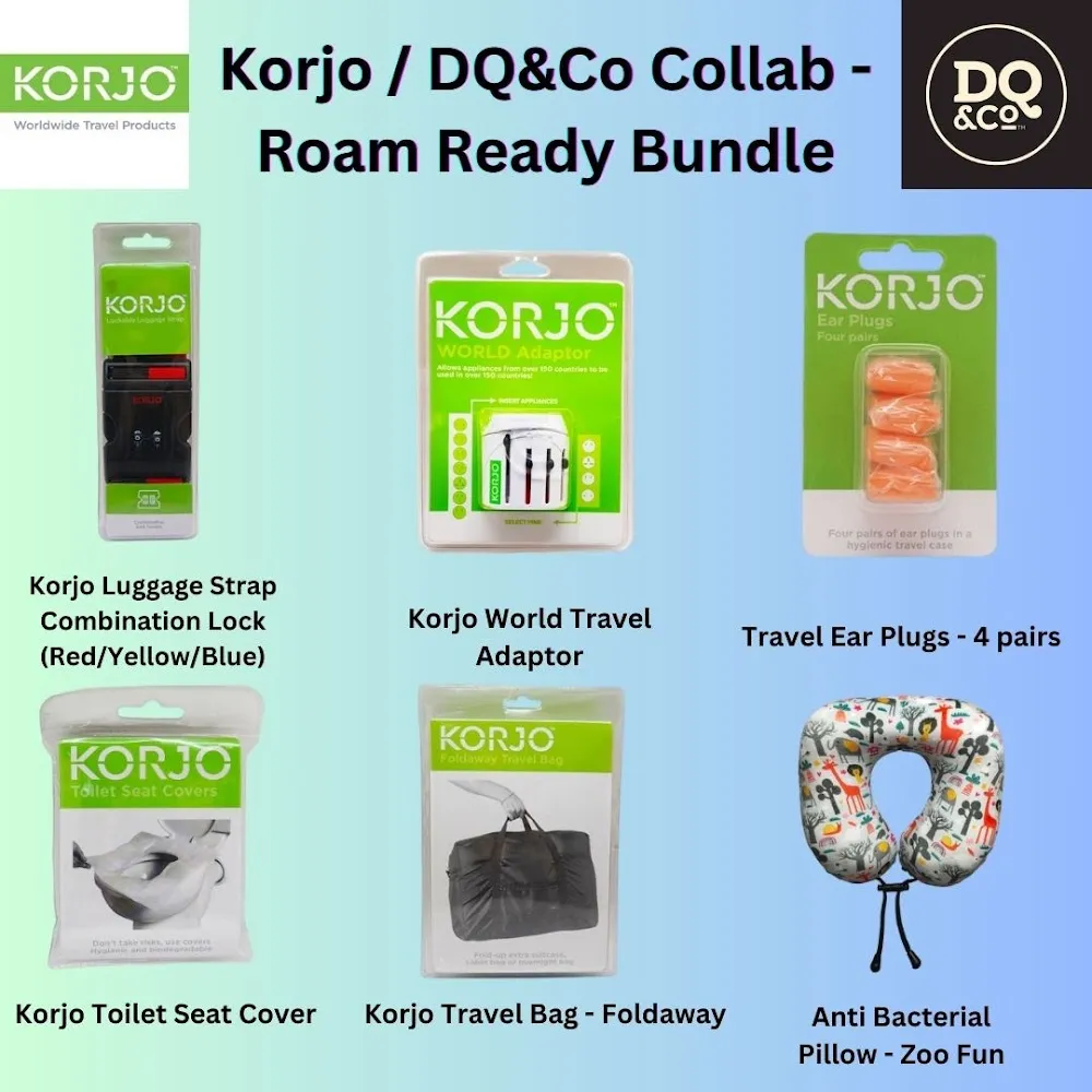 Korjo/DQ&Co Collab - Roam Ready Bundle