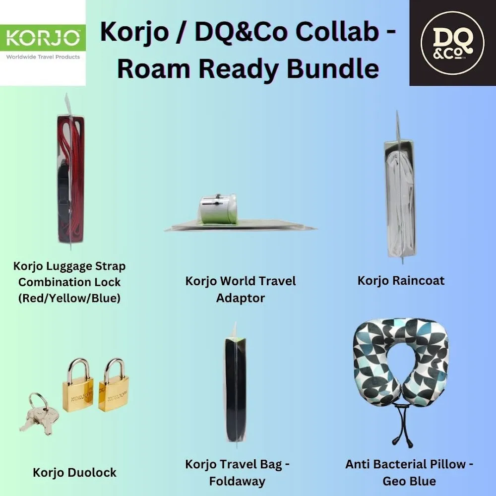 Korjo/DQ&Co Collab - Roam Ready Bundle
