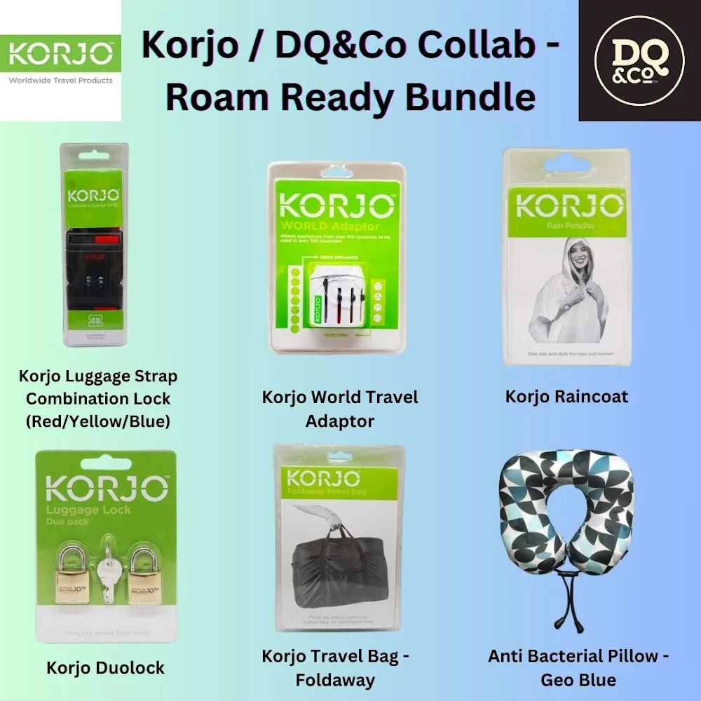 Korjo/DQ&Co Collab - Roam Ready Bundle
