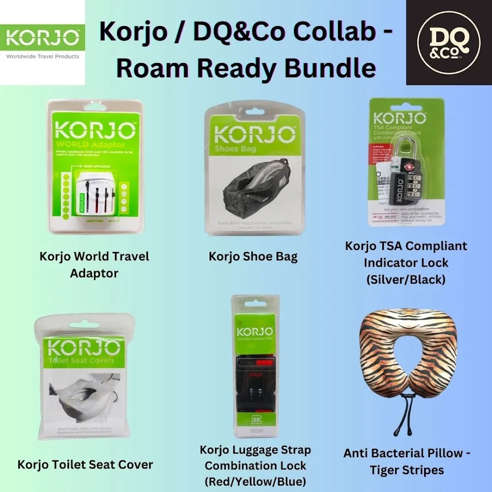 Korjo/DQ&Co Collab - Roam Ready Bundle