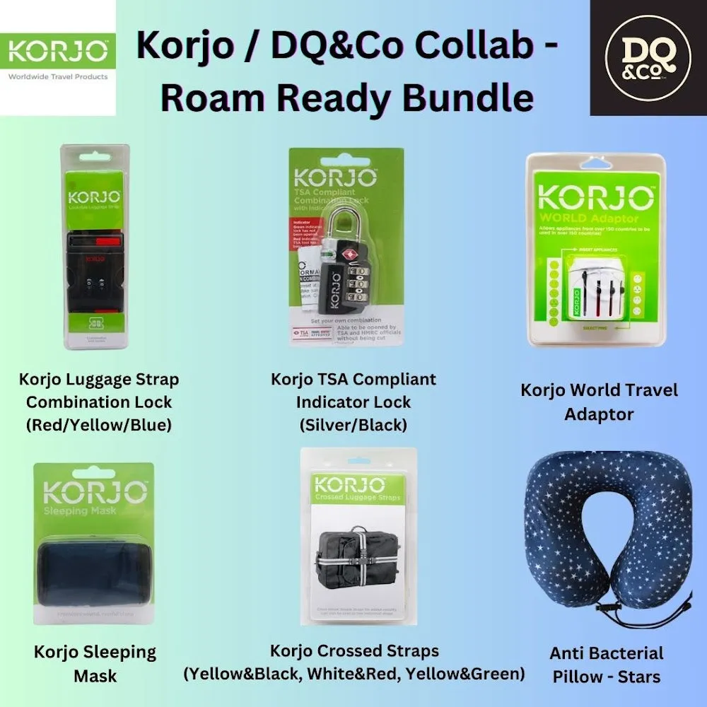 Korjo/DQ&Co Collab - Roam Ready Bundle