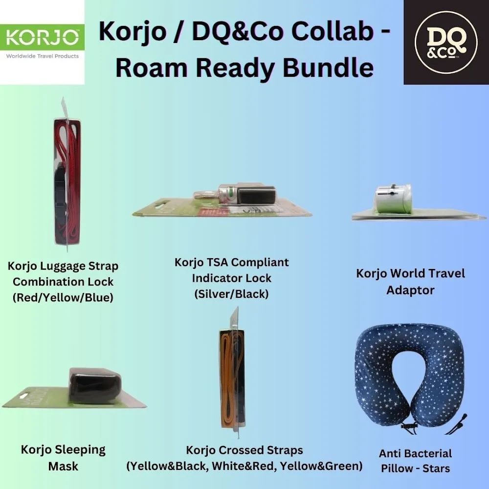 Korjo/DQ&Co Collab - Roam Ready Bundle