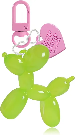 LAEKOU Jelly Balloon Dog Design Keychain for Women, Cute Girls Key Chain, Bag Charms Accessories for Car Purse Backpack
