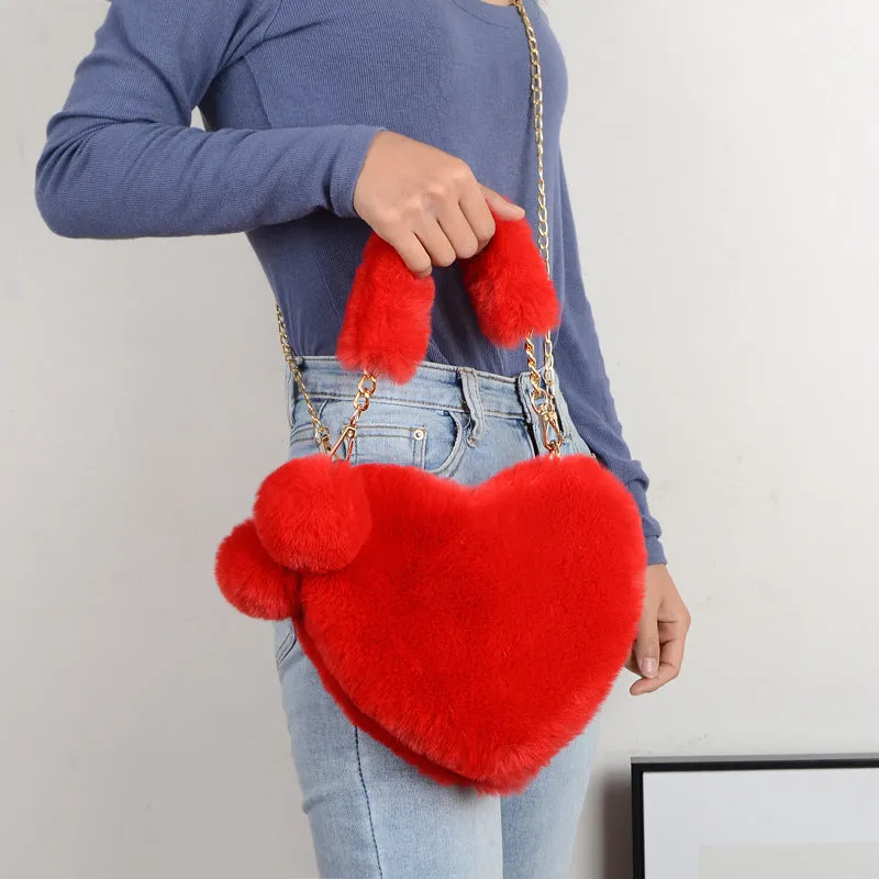 Love Plush Valentine's Day Handbag - GlamzLife