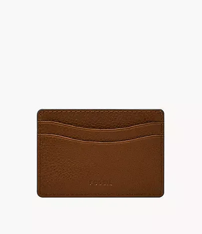 ML4575210 - Fossil Anderson Brown Leather Unisex Card Case