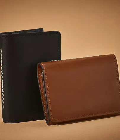 ML4642001 - Fossil Westover Snap Black Leather Unisex Bifold Wallet