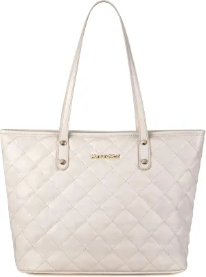 Montana West Quilted Tote Bag for Women Large Shoulder Bag Fashion Handbags with Top Zipper
