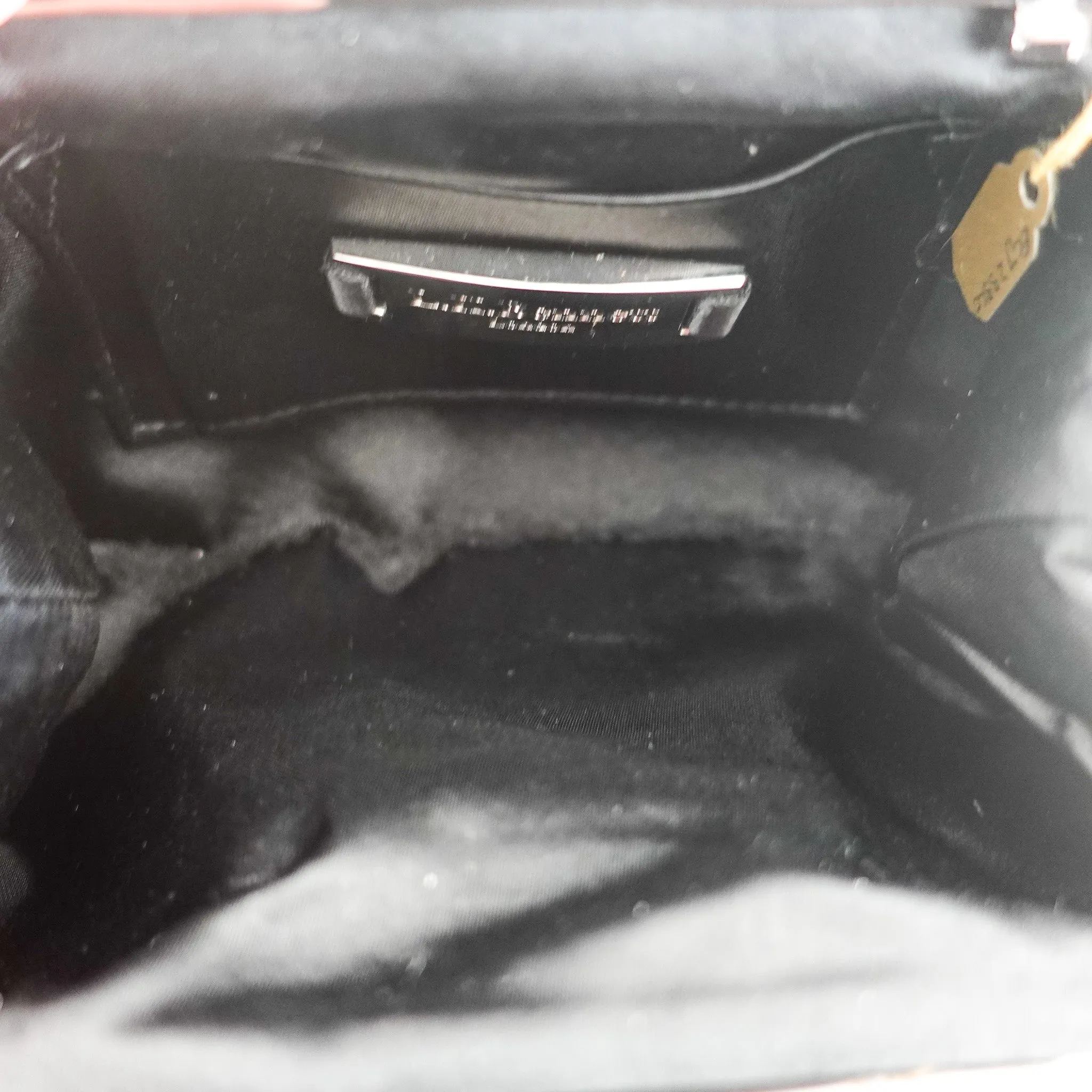 NEW Rhinestone black metal bag