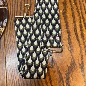Peacock Interchangeable Woven Bag Strap