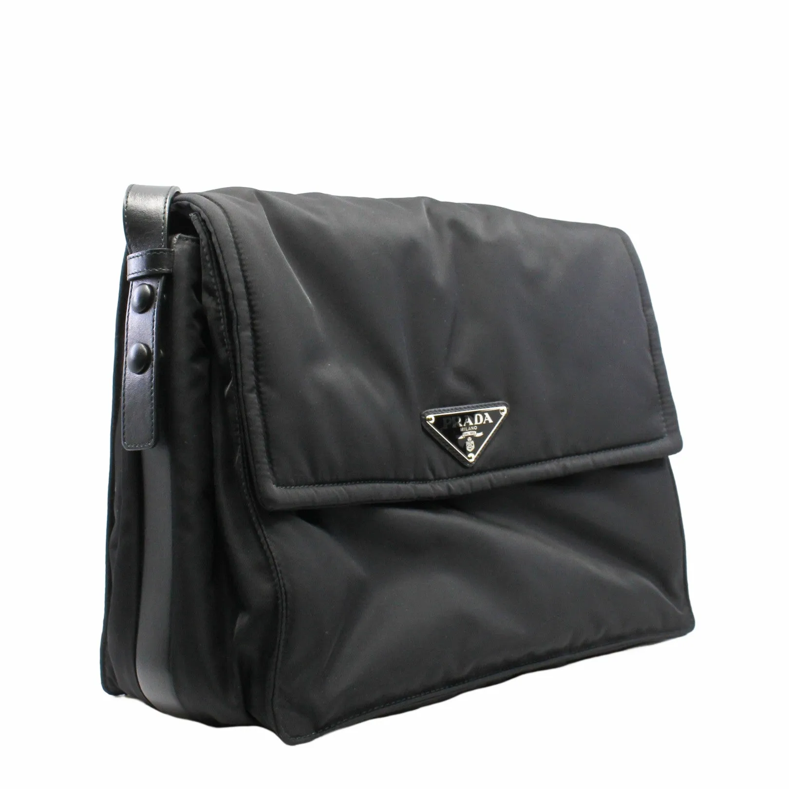 side bag fabric black
