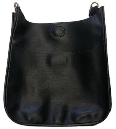 SOFT FAUX LEATHER CLASSIC MESSENGER-NO STRAP ATTACHED!!!! -   BLACK, GREY, ARMY, NAVY, CAMEL