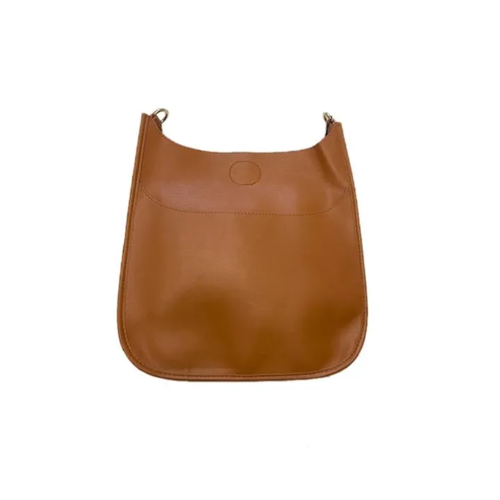 SOFT FAUX LEATHER CLASSIC MESSENGER-NO STRAP ATTACHED!!!! -   BLACK, GREY, ARMY, NAVY, CAMEL