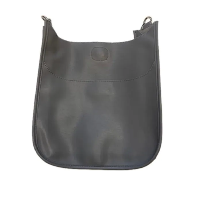SOFT FAUX LEATHER CLASSIC MESSENGER-NO STRAP ATTACHED!!!! -   BLACK, GREY, ARMY, NAVY, CAMEL