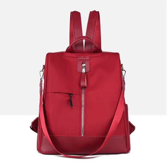 Splicing Women Backpack High Quality Youth Leather Backpacks for Teenage Girls Female School Trend zipper Shoulder Bag 2021 new