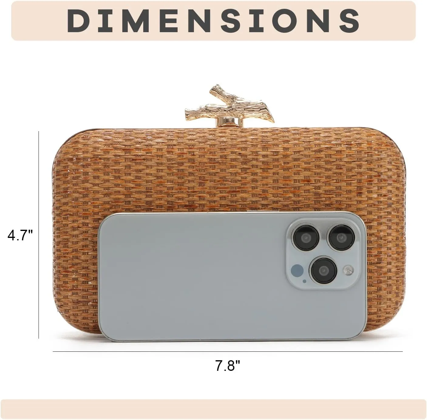 Straw Clutch Purses for Women Formal Summer Evening Bag Woven Handbags
