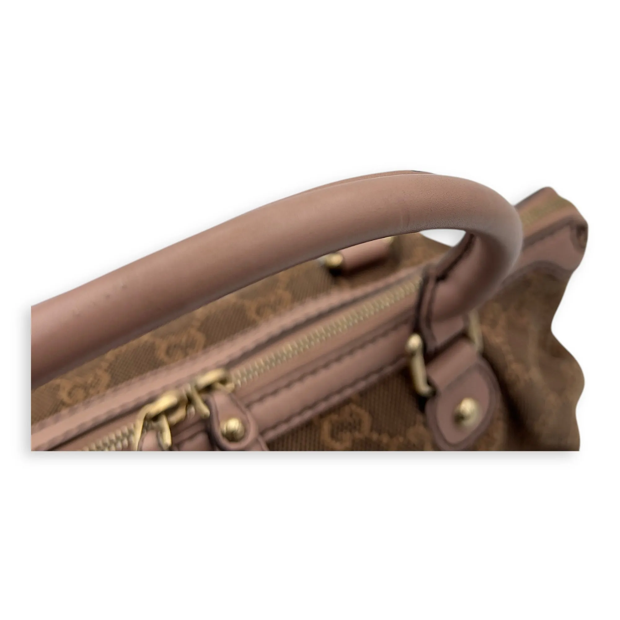 Sukey Crossbody Bag Medium Pink in Canvas, Gold hardware