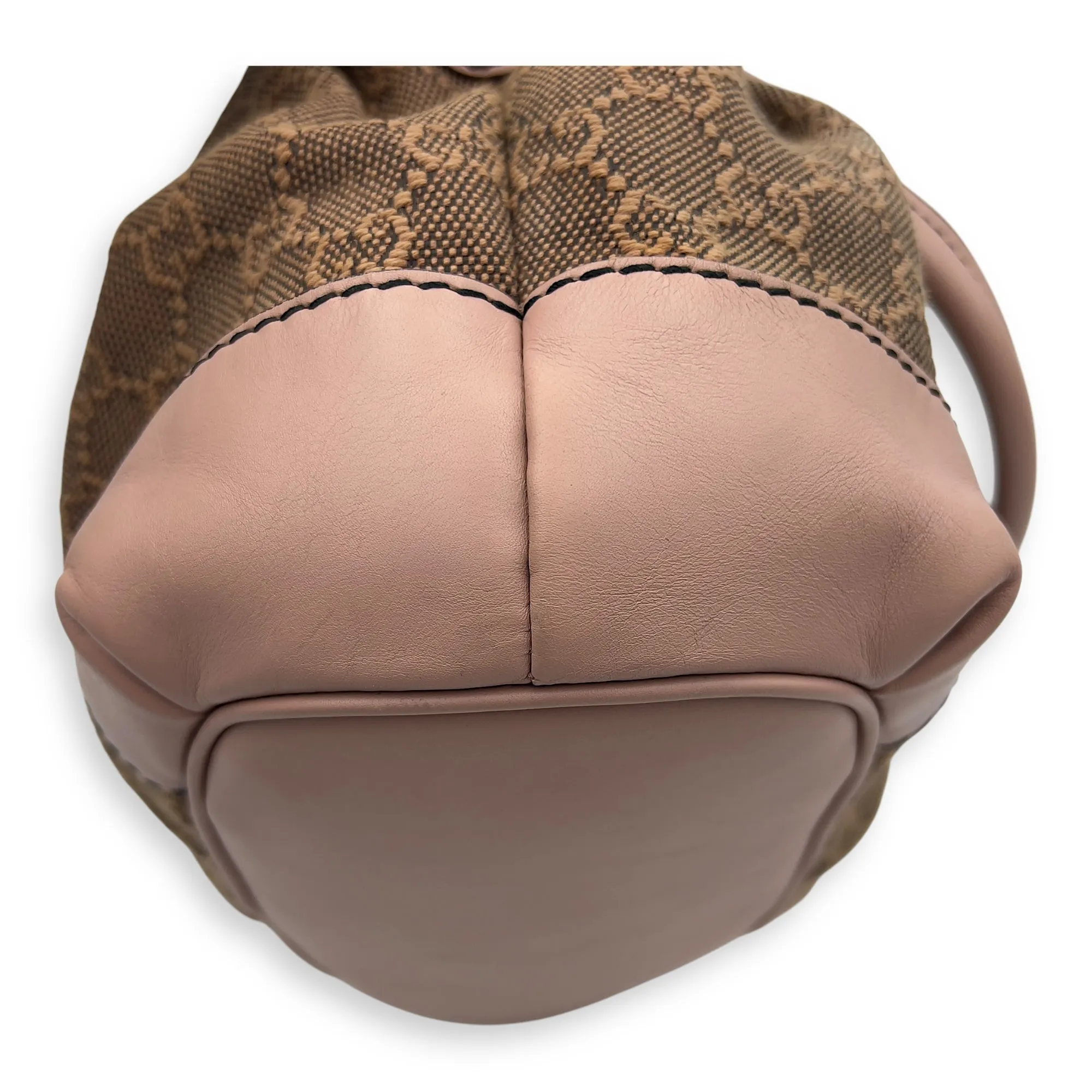 Sukey Crossbody Bag Medium Pink in Canvas, Gold hardware