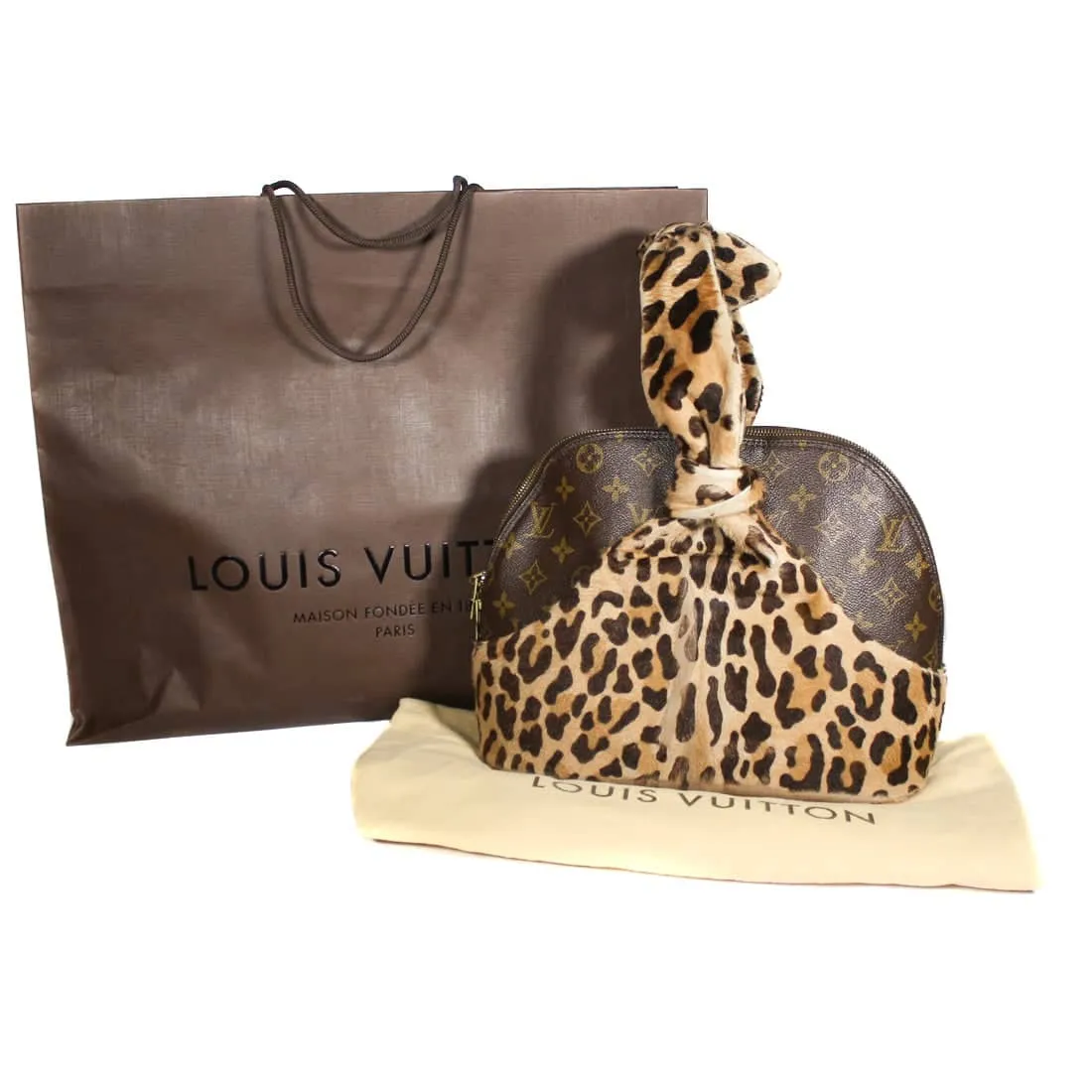 Trendy Inspired Louis Vuitton Alma Leopard Monogram Azzedine Alaïa Limited Edition