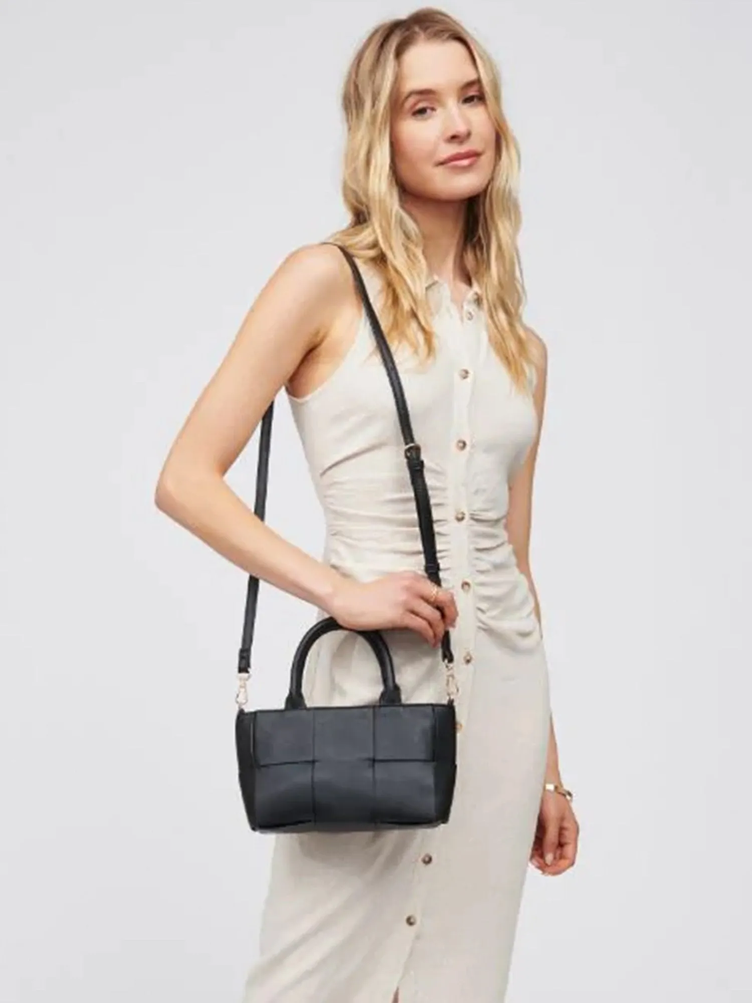 Urban Expressions Wide Woven Top-Handle Bag - Brands We Love
