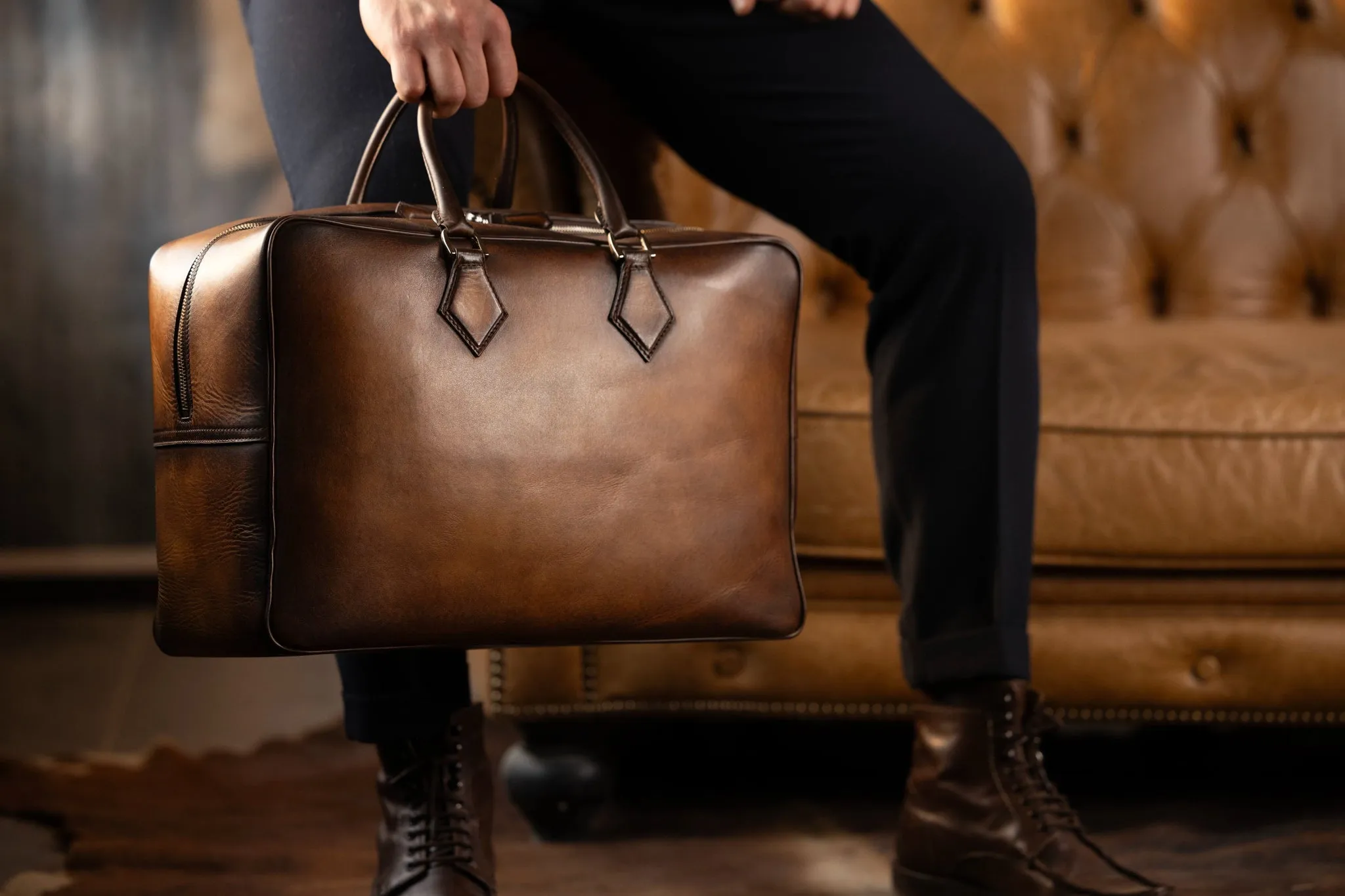 Weekender Bag - Patina Brown