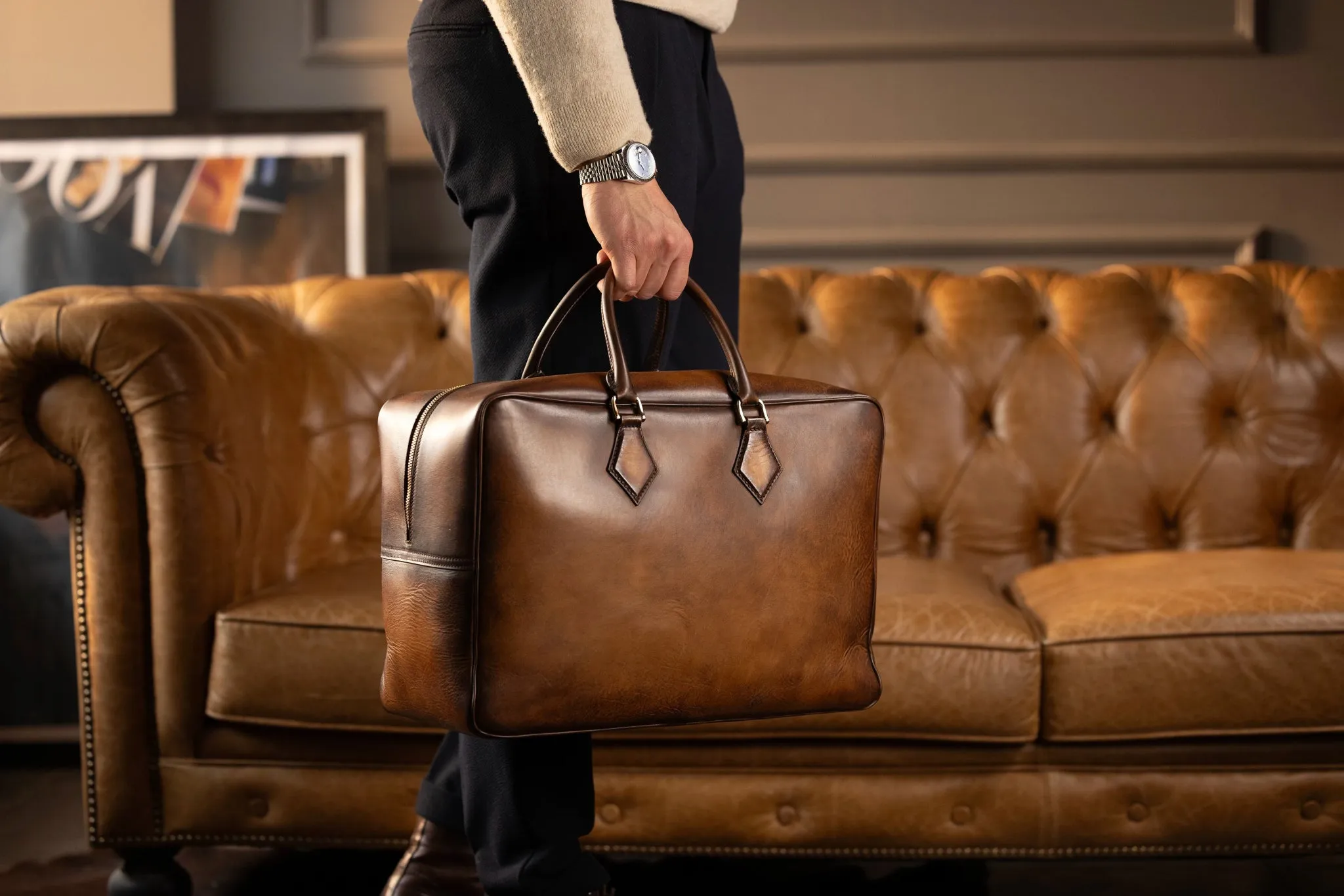 Weekender Bag - Patina Brown