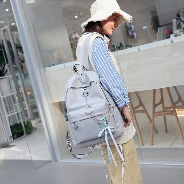 Woman Canvas  BackPack /Laptop Bag