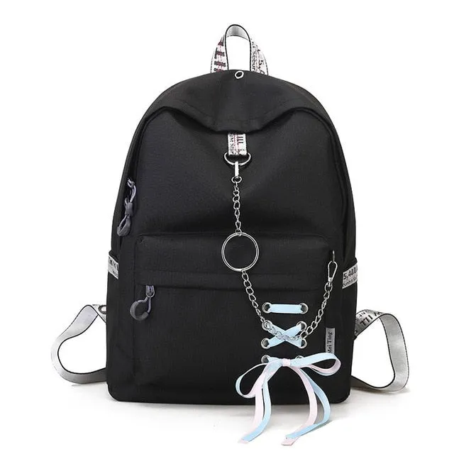 Woman Canvas  BackPack /Laptop Bag