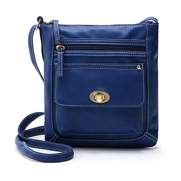 Women Fashion Retro Small Solid Handbag Cross Body Shoulder Bags