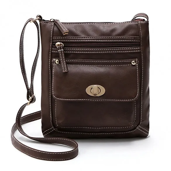 Women Fashion Retro Small Solid Handbag Cross Body Shoulder Bags